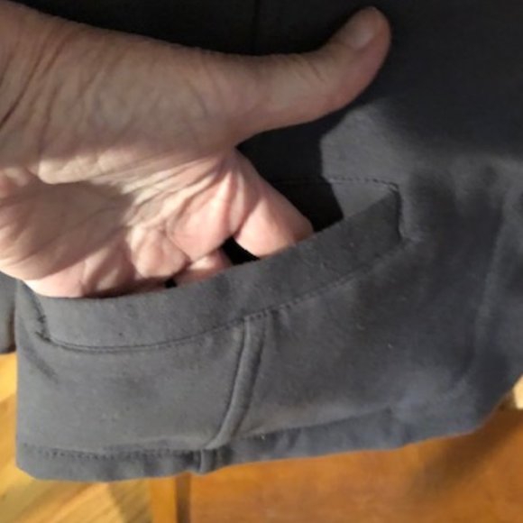 *HP* Nick & Mo charcoal grey heavy cotton, spandex jacket - Picture 14 of 15